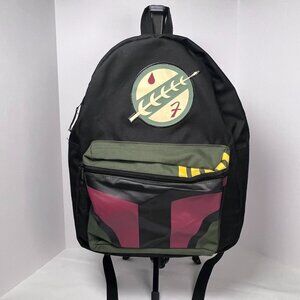 Star Wars Characters Photo Panel Flip Pak Reversible Boba Fett Backpack Book Bag